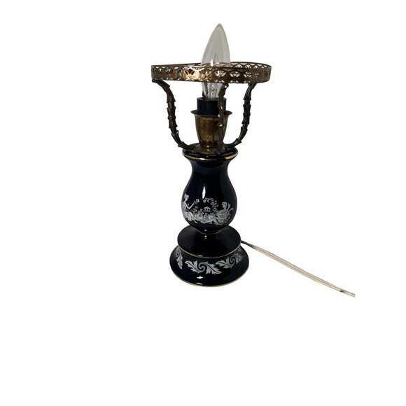 Vintage Hand Made in Fiorentina Italy Table Lamp W/ Roman/Greek Art Work- Tested - Picture 1 of 16